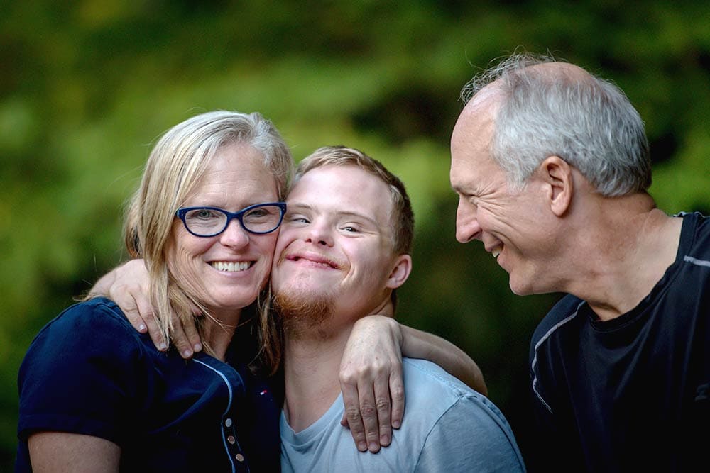 White family son with down syndrome